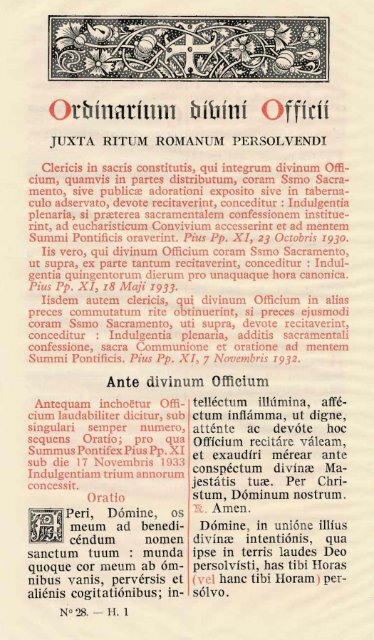 2. ordinarium divini officii - Essan.org