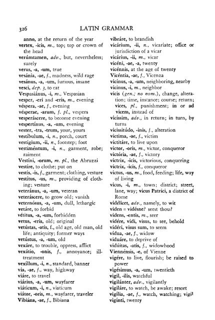 Scanlon's Latin Grammar - Essan.org