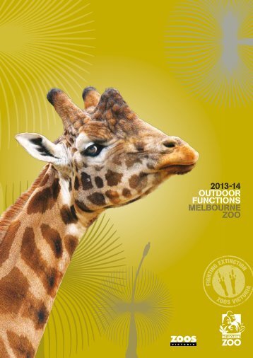 Melbourne Zoo outdoor functions guide (828.42 KB) - Zoos Victoria