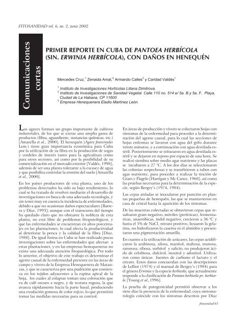 2 - Instituto de Investigaciones de Sanidad Vegetal