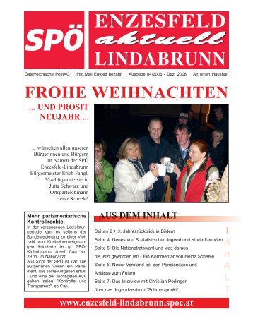 FROHE WEIHNACHTEN - SPÃ Enzesfeld-Lindabrunn