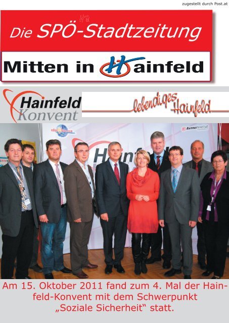 spÃ¶-zeitung 2-11.indd - SPÃ Hainfeld