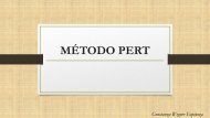 MÉTODO PERT