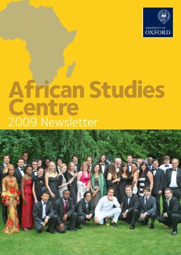 2009 Newsletter - African Studies Centre - University of Oxford