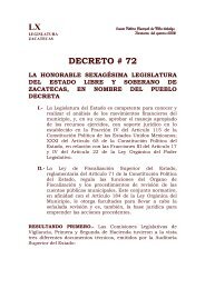 LX - Congreso del Estado de Zacatecas