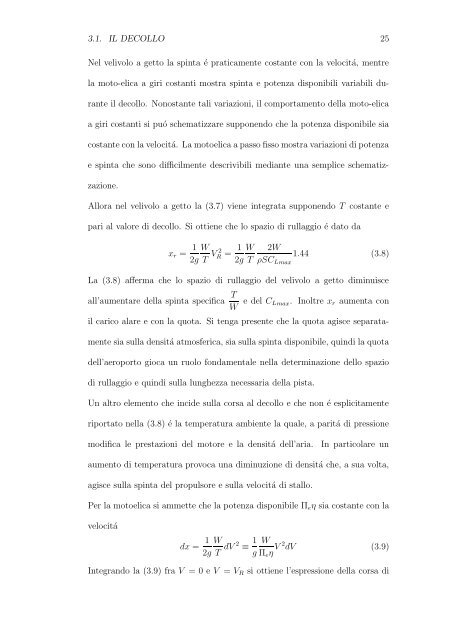 ELEMENTI DI MECCANICA DEL VOLO (Parte 2) - Sapienza