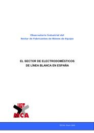 el sector de electrodomésticos de línea blanca en españa