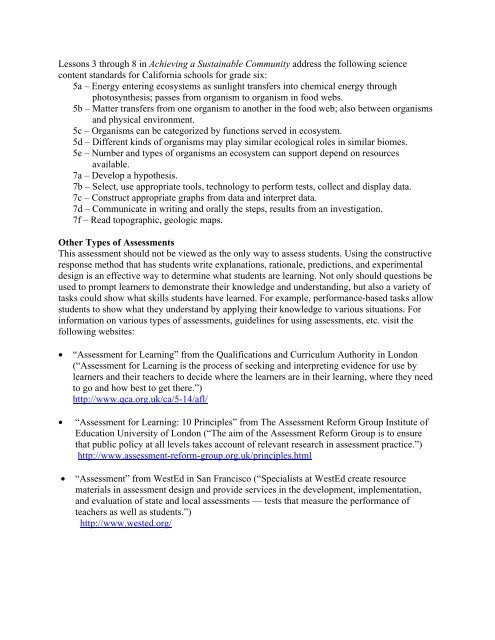 Unit 6 Subconcept 1 - A Child's Place in the Environment (ACPE)