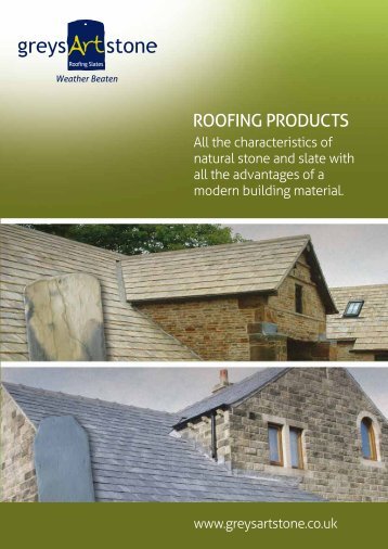 Greys Art Stone brochure - Build It Green