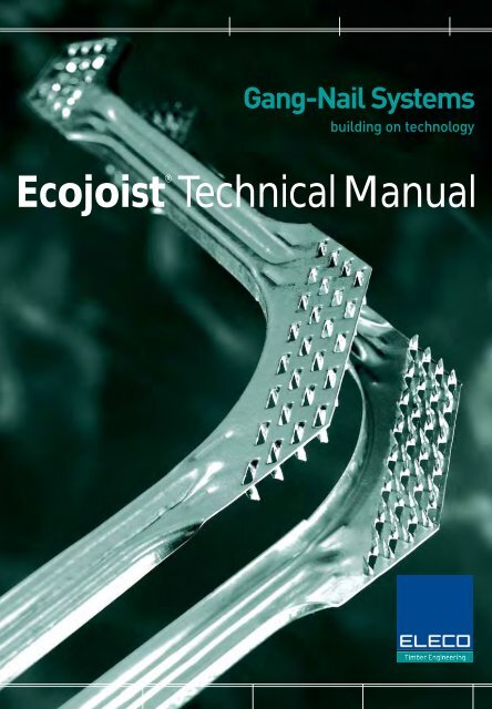 ecojoist technical manual - construction studies