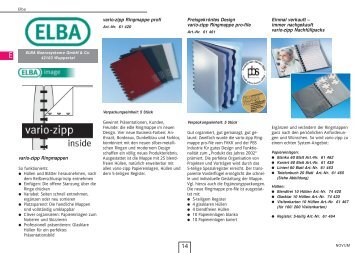 vario-zipp Ringmappen vario-zipp Ringmappe profi ... - im bit-Verlag