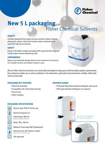 Fisher Chemical Solvents