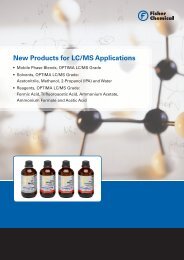 New Products for LC-MS Applications brochure - Acros Organics