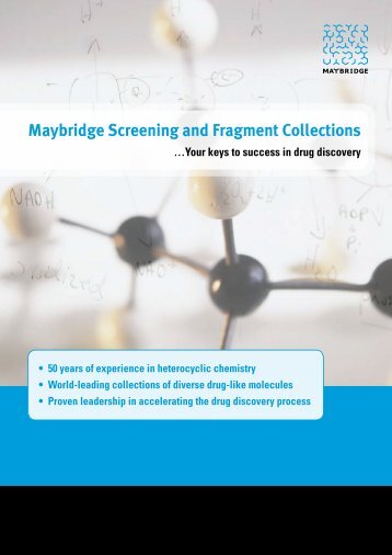 Maybridge Screening and Fragment Collections