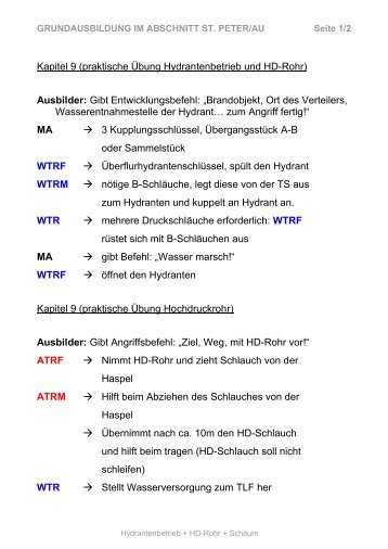 Ausbilder - AFK St. Peter/Au