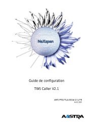 Guide de configuration TWS Caller V2.1 - Algoria