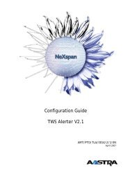 Configuration Guide TWS Alerter V2.1 - Algoria