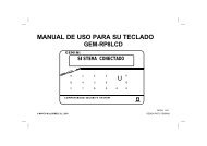 MANUAL DE USO PARA SU TECLADO - Innovamer Comunicaciones
