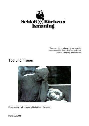 Tod und Trauer