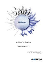 Guide d'utilisation TWS Caller V2.1 - Algoria