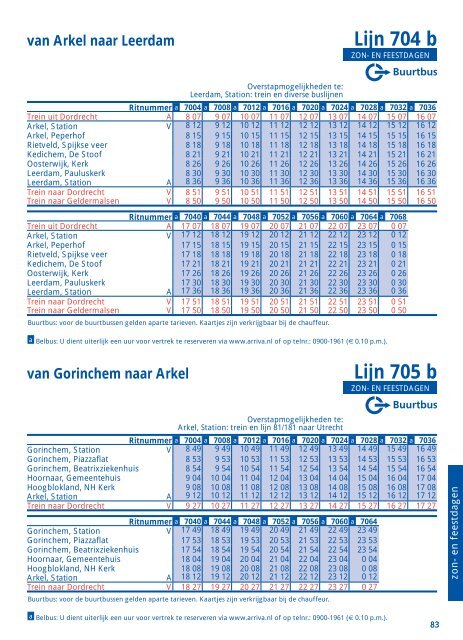 Lijn 703 b - Arriva