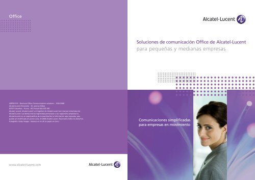 Folleto de Alcatel-Lucent OmniPCX Office RCE - TBC ...