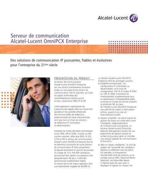 Alcatel-Lucent OmniPCX Enterprise - TL systÃ¨mes