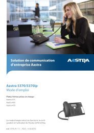 Poste Aastra 5370 - TL systÃ¨mes