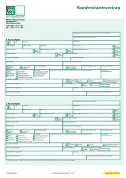 Kundenstammvertrag - PSD Bank Braunschweig eG