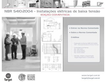 NBR 5410:2004 - InstalaÃ§Ãµes elÃ©tricas de baixa tensÃ£o - pontocad