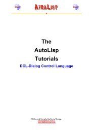 The AutoLisp Tutorials - pontocad