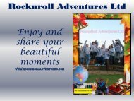 Enjoy & share your experiences with Rocknroll Adventures