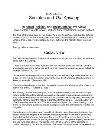 Socrates and The Apology - Richard Curtis