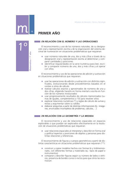 NAP Primer Ciclo - Ministerio de EducaciÃ³n