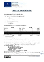 modelo de costes histÃ³ricos i - PROYECTO EMPRESARIAL 2.0 ...