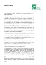 Download der Pressemitteilung. - PSD Bank München eG