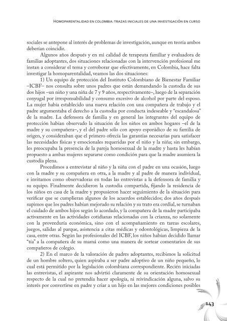 homoparentalidad en colombia - revistas medicas mexicanas