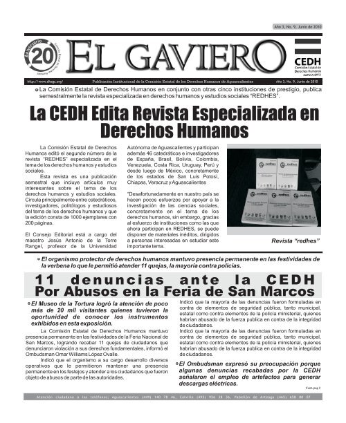 La CEDH Edita Revista Especializada en Derechos Humanos