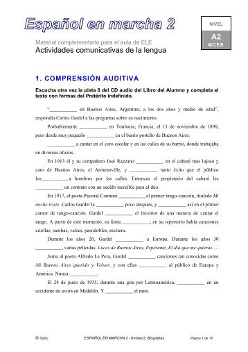 Español En Marcha Magazines