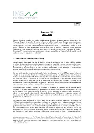 Descargue la primera parte en formato .pdf - ING Emprendedores