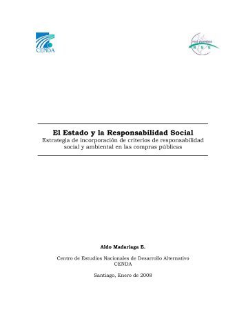 El Estado y la Responsabilidad Social - Mapeo de Promotores de RSE