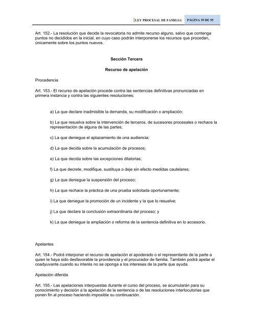 ley procesal de familia - ProcuradurÃ­a General de la RepÃºblica de El ...