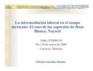 La intermediación laboral en el campo mexicano. El ... - precesam