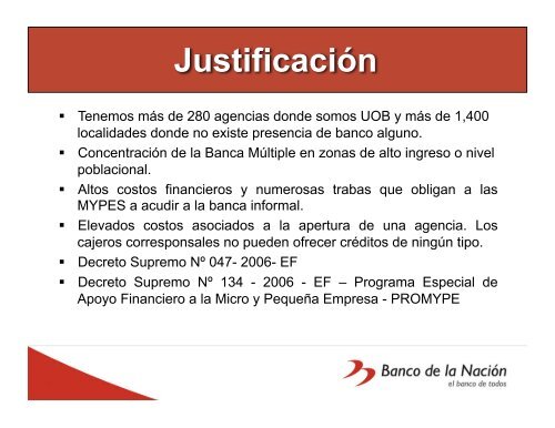 El Banco de la Nación, Perú - precesam