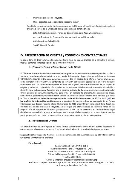 Pliego de Condiciones Auditoria Externa Definitivos - Municipalidad ...