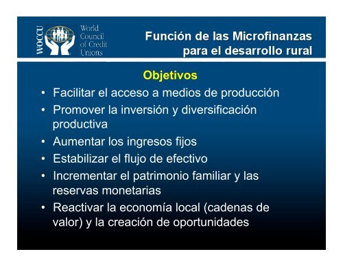 Microfinanzas rurales y migración - precesam