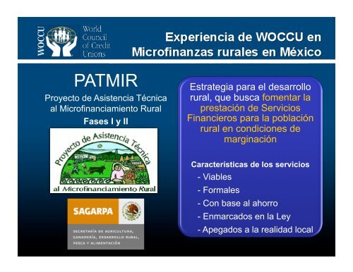 Microfinanzas rurales y migración - precesam