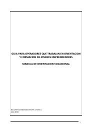 guia para operadores que trabajan en orientacion y ... - conjoven