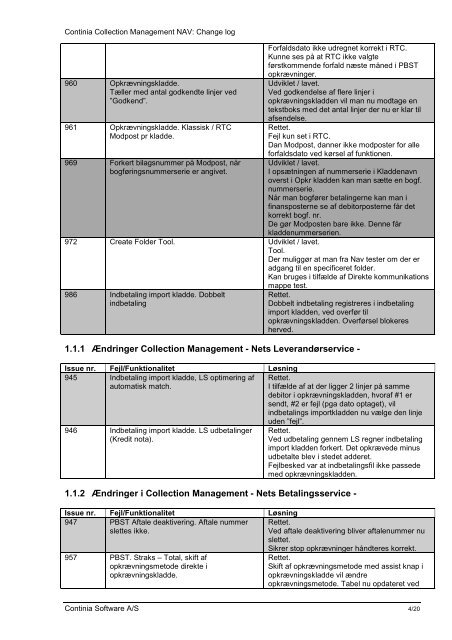 Continia Collection Management NAV