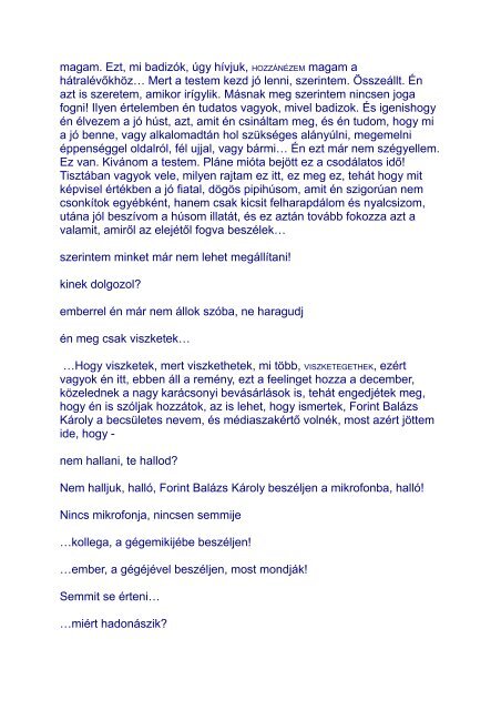 Kornis Mihály: Rendkívüli állapot jelenkabaré Kornis (saját hangján ...